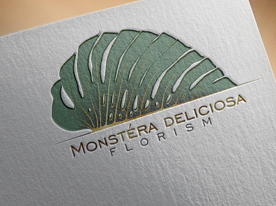 Monstera Deliciosa: Jorunal Logotype branding creative design graphicdesign illustration logo logotype typography vector