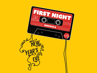 First Night Festival Art - Cassette