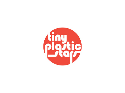 Tiny Plastic Stars Logo branding design illustration logo minimal