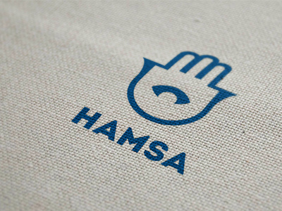 HAMSA branding hamsa identity logo minimalism restaurant symbol