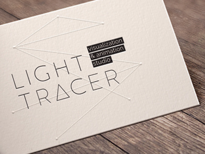 LightTrace branding business cards climbing identity logo logotype typography