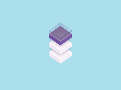 3D isometric cube