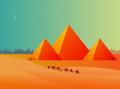 Egypt design illustration vector