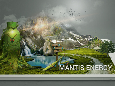 Mantis Energy - Website Design adobe photoshop compositing photo manipulation responsive web design ui design visual storytelling website design