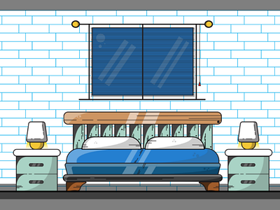 Bedroom Vector Design