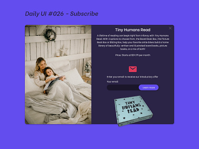 Daily UI - #026 - Subscribe