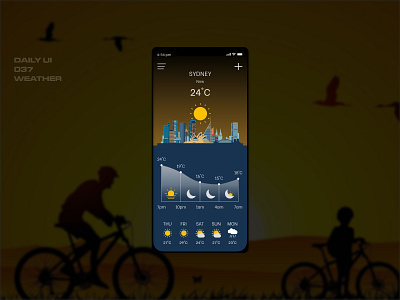 Daily Ui 037 - Weather 037 daily 100 daily 100 challenge dailyui ui weather weather app