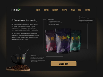 Daily UI 095 - Product Tour 095 coffee bean cta daily 100 daily 100 challenge dailyui product page product tour ui