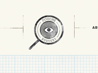 Douche Busters crime illustration investigate privite eye website