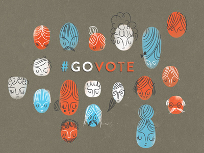 #govote design election go govote illustration vote