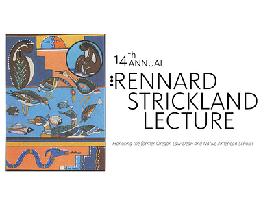 Rennard Strickland Lecture Official Wordmark Logo branding digital marketing illustrator logo design wordmark logo
