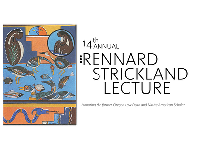 Rennard Strickland Lecture Official Wordmark Logo