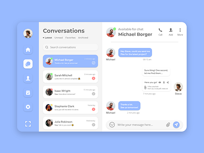 Chatty - Instant Messaging Design