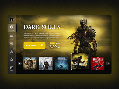 Games Store Ui Ux Design By Quadcode On Dribbble
