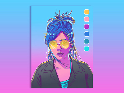 retro portrait