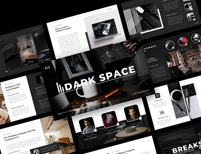 Darkspace-Creative Business powerpoint template agency black business clean company corporate creative dark elegant keynote presentation keynote templates minimalist modern monochrome photography pitchdeck portfolio simple startup studio