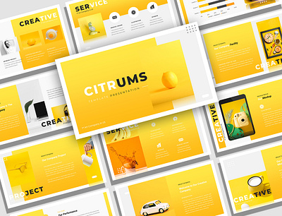 Citrum-Presentation Template agency design keynote keynote template layout logo pitchdeck powerpoint presentation powerpoint templates presentation template design ui