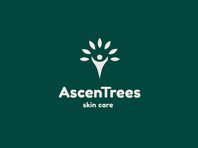 AscenTrees Skin Care logo redesign brand brand identity branding branding design color graphic identity logo logodesign logoredesign sketch skincare