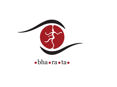 Bharata branding design flat illustration logo minimal