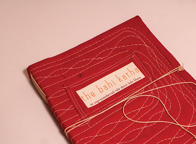 the bahi katha book cover book design layoutdesign print publication design typography