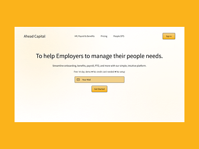 HR, Payroll, Insurance maintenance for employers design ui