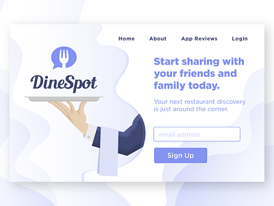 DineSpot Sign Up Page