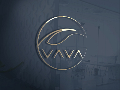 vava logo branding design flat icon illustration logo logo design photo editing photoshop vector