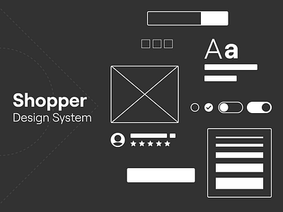 Shopper Design System | Promobit 2020 brand design brand identity branding design illustration interface product startup ui ui design userinterface ux wireframe