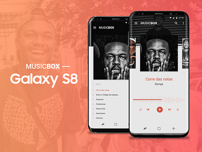 Music Box - Galaxy S8 daily ui music player s8 ui