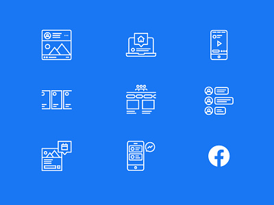 Facebook Elements Icons