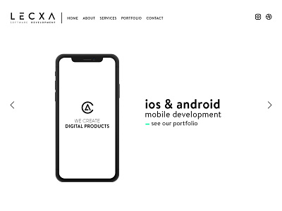 Lecxa Website ui web website