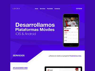 Lecxa web agency design portfolio ui ux web web agency webapp webdesign website