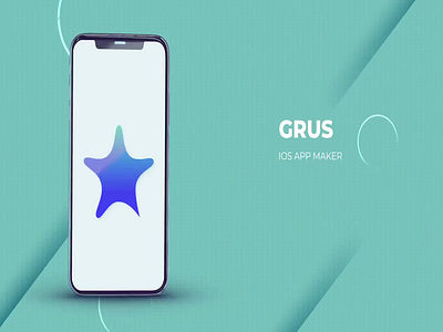 Grus App Maker app branding design graphic design