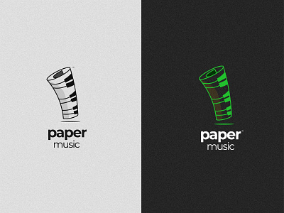 paper tune branding identity design illustration logo design