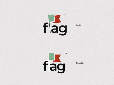 Flag branding flag flag logo flat icon identity design illustration logo logo design vector