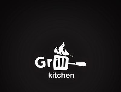 Grill kitchen branding design identity design illustration logo logo design ui uidesign vector