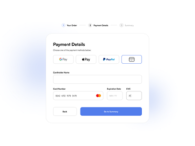 Payment Details checkout credit card dailyui design desktop payment product design ui ux