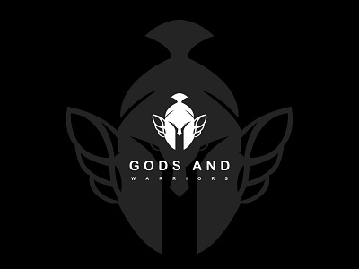 Gods and Warriors Logo Design by sahinur rahman brand design brand identity branding branding design gods and warriors logo godslogo gradient graphic design logo logo design minimal minimalist logo sahinur rahman