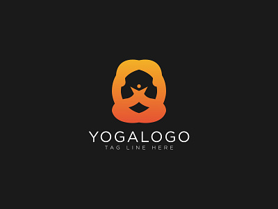 amazing yoga logo design by sahinurrahman24