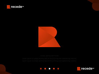 Creative R logo, R letter Logo, R logo png design by sahinurrahm