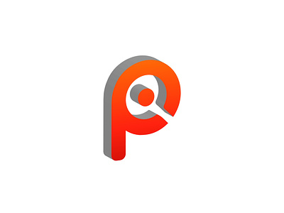 P+Search 3D Logo Design, 3d Logo Design
