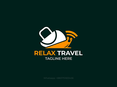 Relax Travel Logo, Solo Traveling Logo