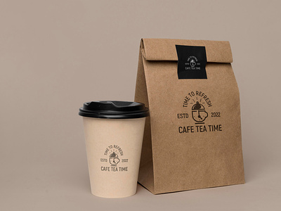Cafe Tea Time Logo by sahinurrahman24