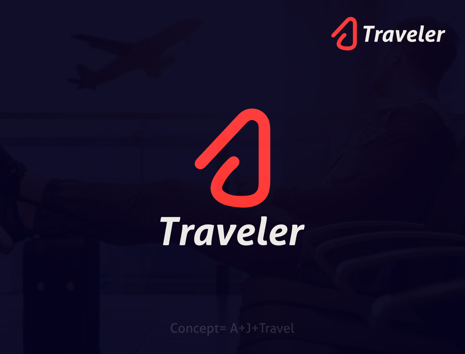 aj Travel Logo Design by Sahinur Rahman | Logo Designer on Dribbble