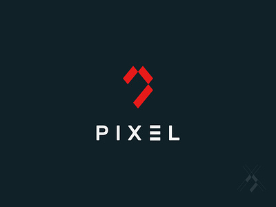 Pixel Logo P, Pixel Logo Design
