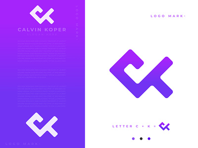 C+K Modern Logo Design by graphio