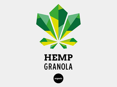 Hemp Granola granola healthy hemp illustrator logo organic