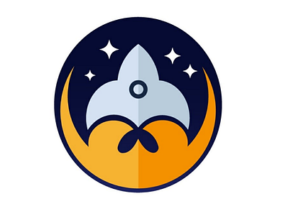 Rocket to Cosmos and Beyond amazing brand identity cosmos illustration flight inspiration logo logodesign logomaker rocket launch space symbol