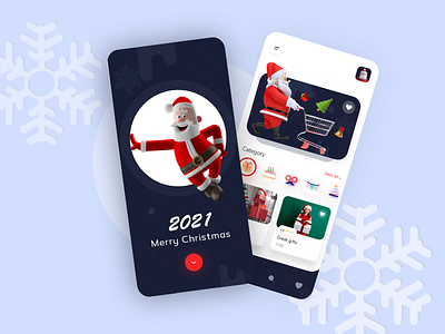 Merry Christmas 2021 appshop christmas design illustrator merry christmas shop ui uxui