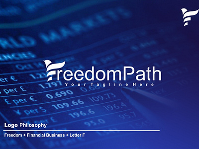 Freedom Financial Logo, Letter F Financial Logo.